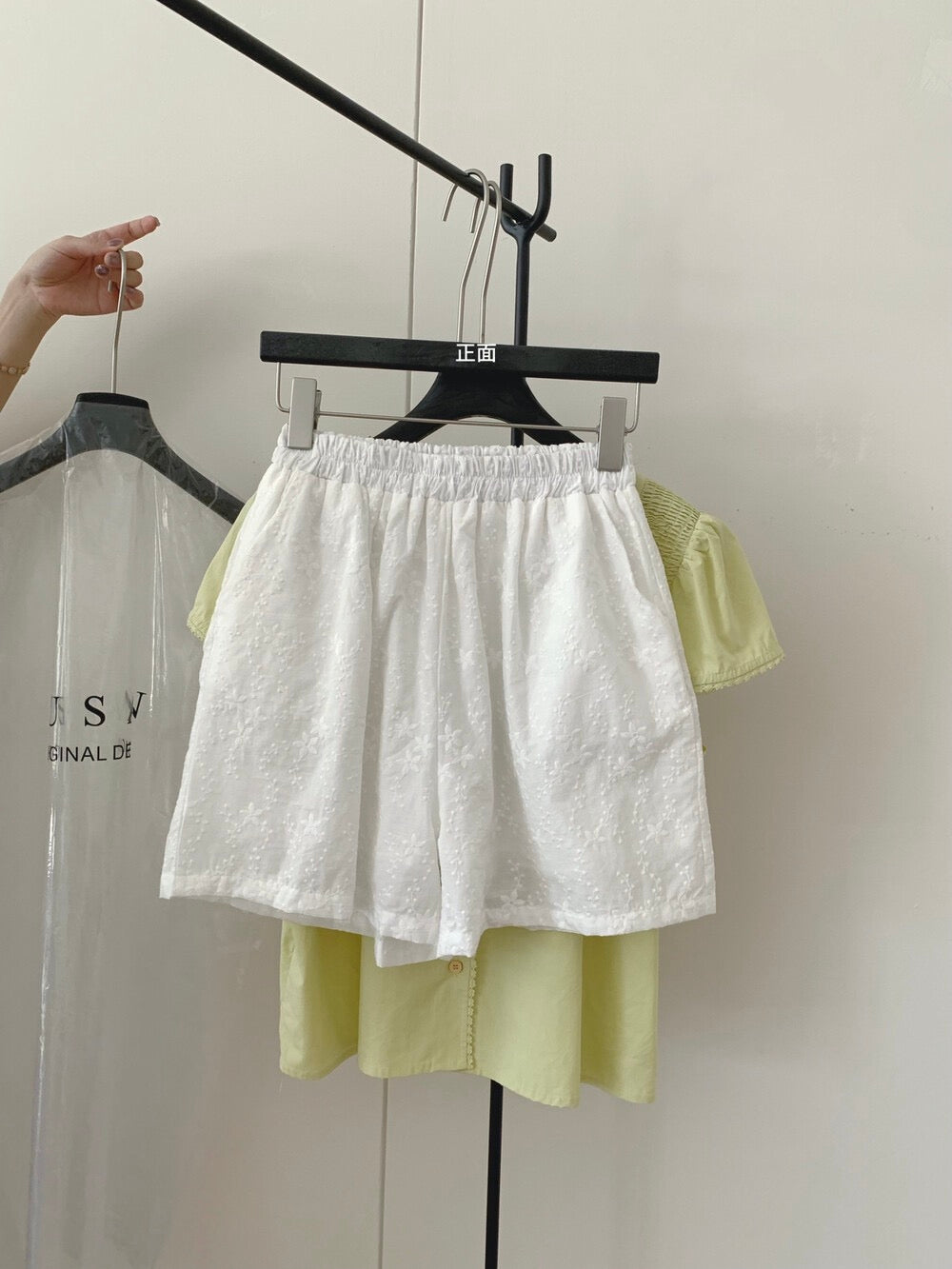 Kelly Designs Lace Waver White Shorts (Instock)