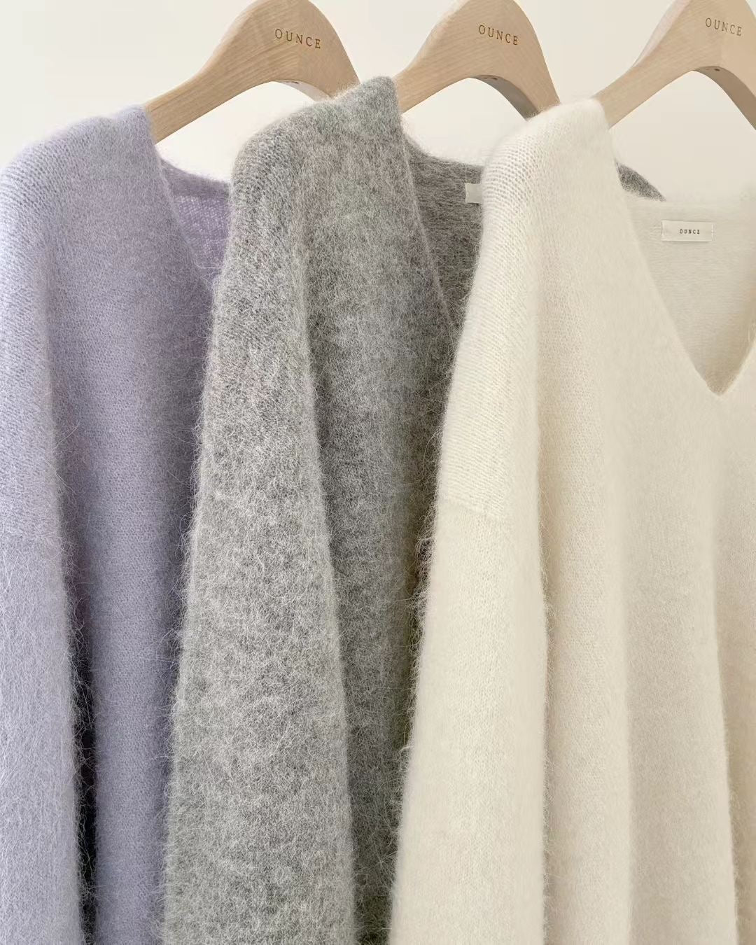 Korean APM Collection Ounce Purple V Neck Sweatshirt (2 weeks)