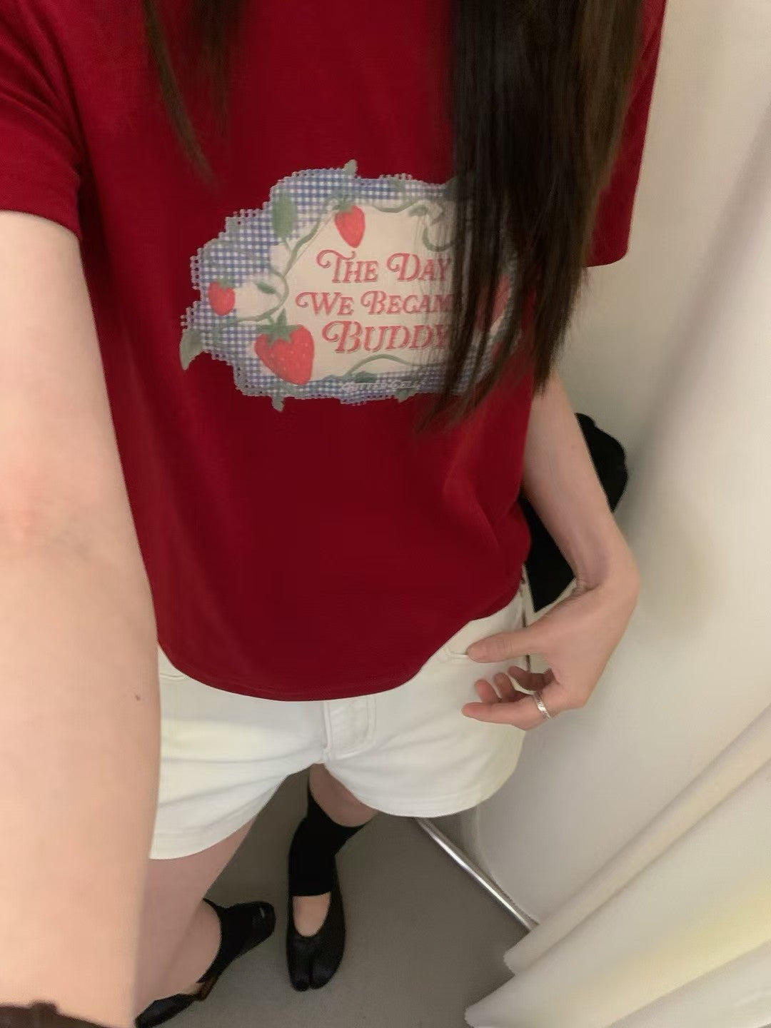 Kelly Designs Strawberry Tshirt- 3 Colors (Instock)