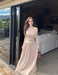 Kelly Designs 2-Piece Casual Pink Set –Top, & Skirt (Instock)