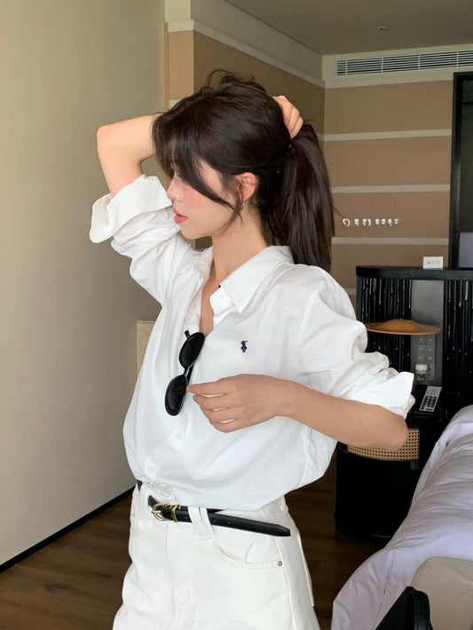 Kelly Designs Embroidery White Blouse (Instock)