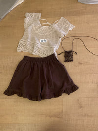 Kelly Designs Hollow-out knitted top - without belt (Instock)