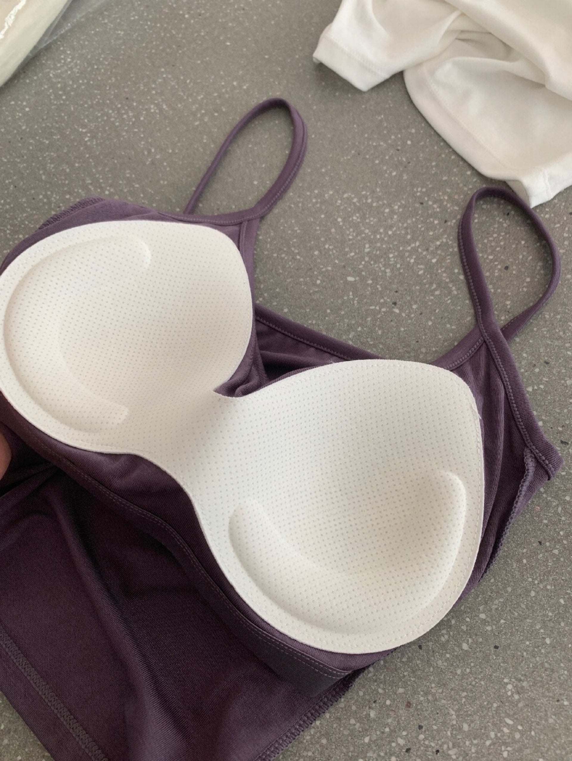 Kelly Designs Built-In Bra Cropped Cami Top (Instock)