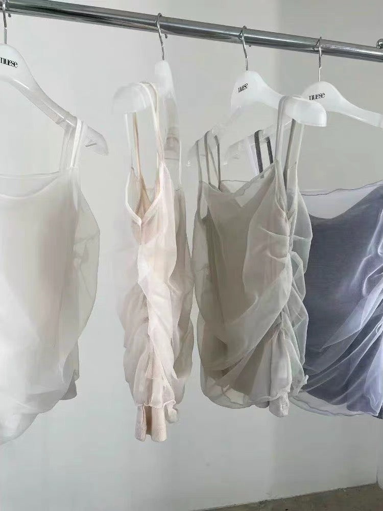 Korean APM Collection Layer Cami Top - 2 Colors (Instock)