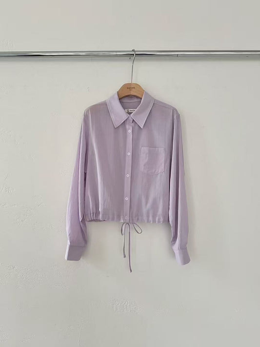 Korean APM Collection Purple Blouse (Preorder)