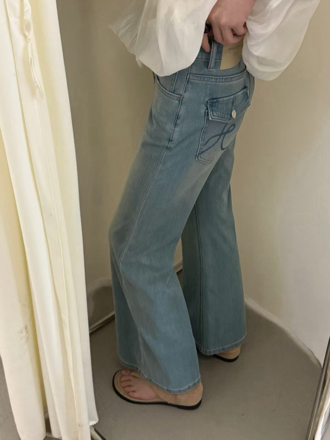 Kelly Designs Straight-Leg Blue Jeans (Instock)