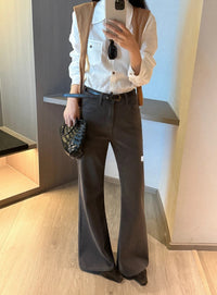 Kelly Designs Vintage Wash Flared Jeans (Instock)