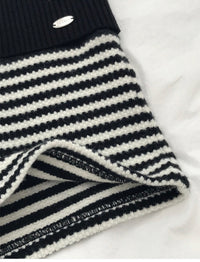 Korean Collection Striped Knit Shorts (Instock)