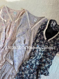 Korean APM Collection I Miss You Purple Dress (Instock)