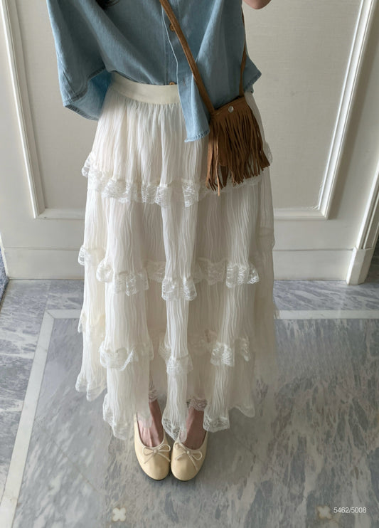Kelly Designs Lace Beige Skirt  (Instock)