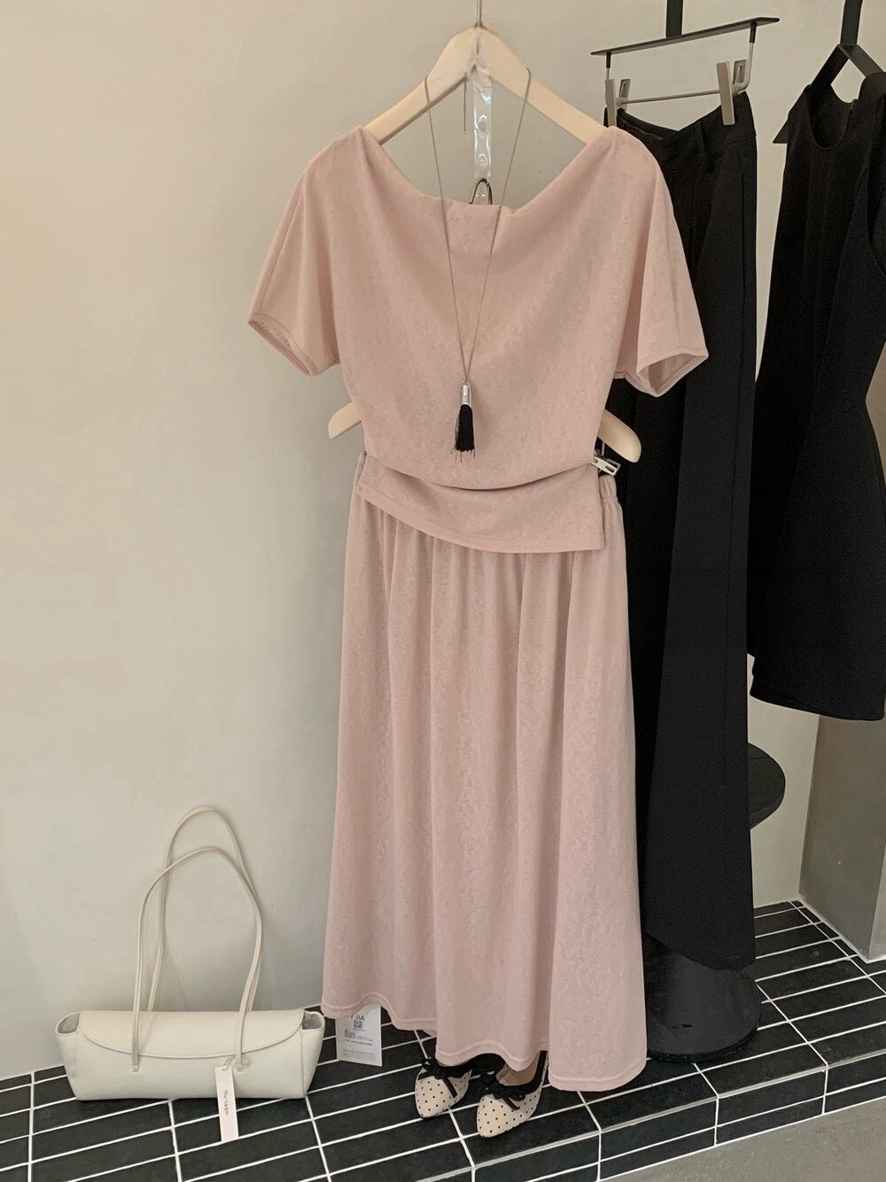 Kelly Designs 2-Piece Casual Pink Set –Top, & Skirt (Instock)