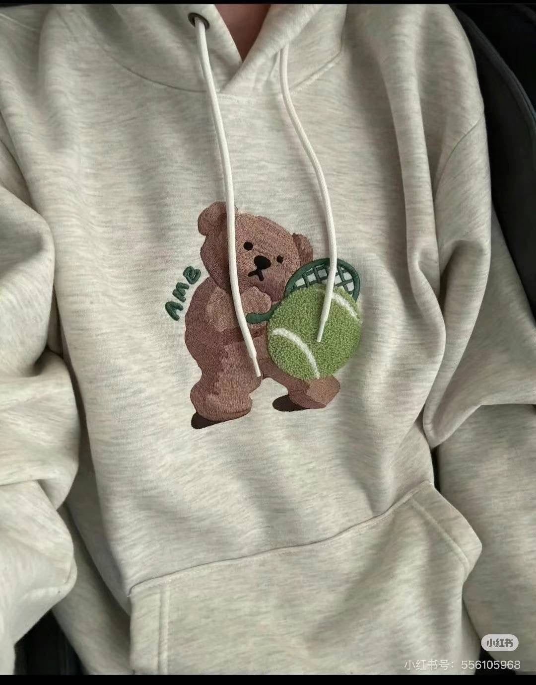 Ambler Korean collection Tennis Bear Oatmeal (Preorder)