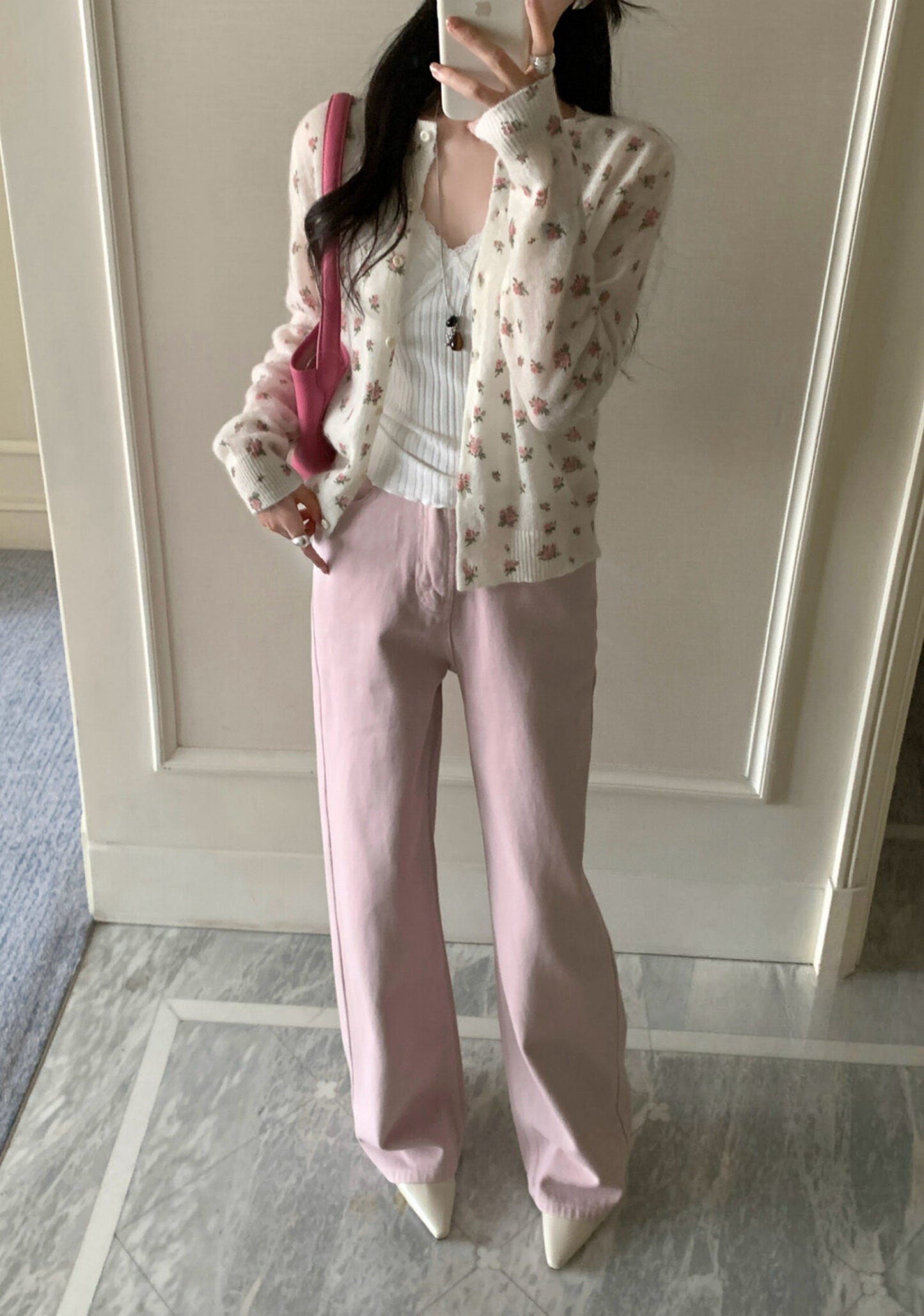 Kelly Designs Floras Beige Mohair Cardigan (Instock)