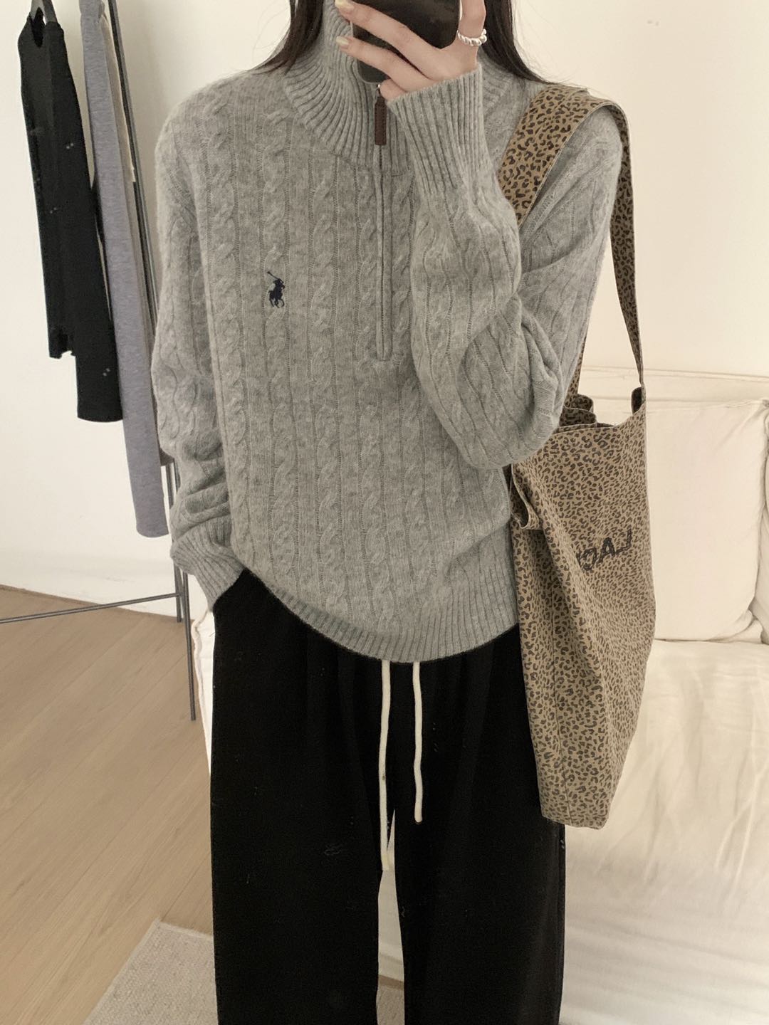 Kelly Designs 100% Wool Half-Zip Cable Knit Sweater – Five Colors (Instock)