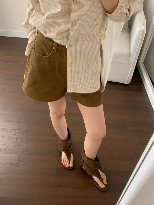 Kelly Designs Brown Shorts (Instock)