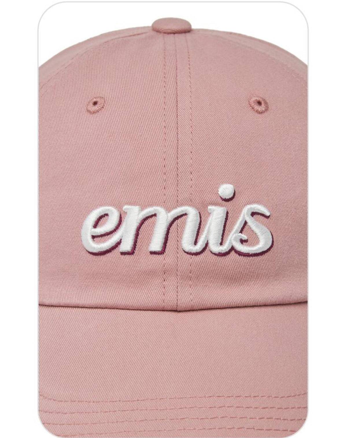 EMIS LAYERED LOGO BALL CAP-INDY PINK (Preorder)