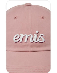 EMIS LAYERED LOGO BALL CAP-INDY PINK (Preorder)