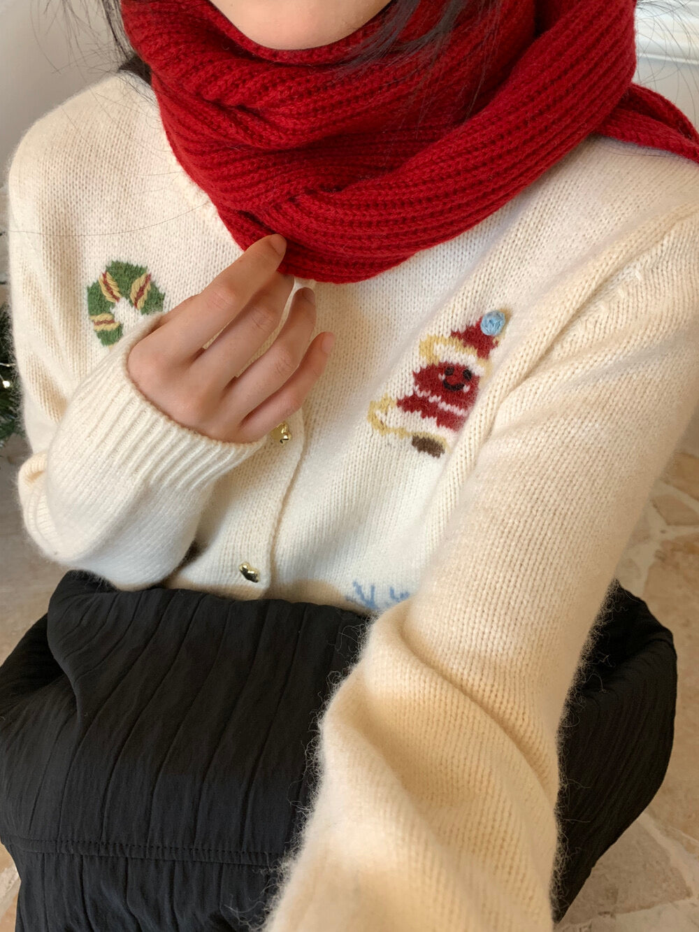 Kelly Designs Christmas Cartoon Cardigan (Instock)