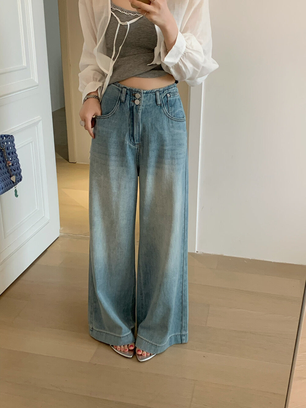 Kelly Designs Two Buttons Four Season Jeans(Instock)