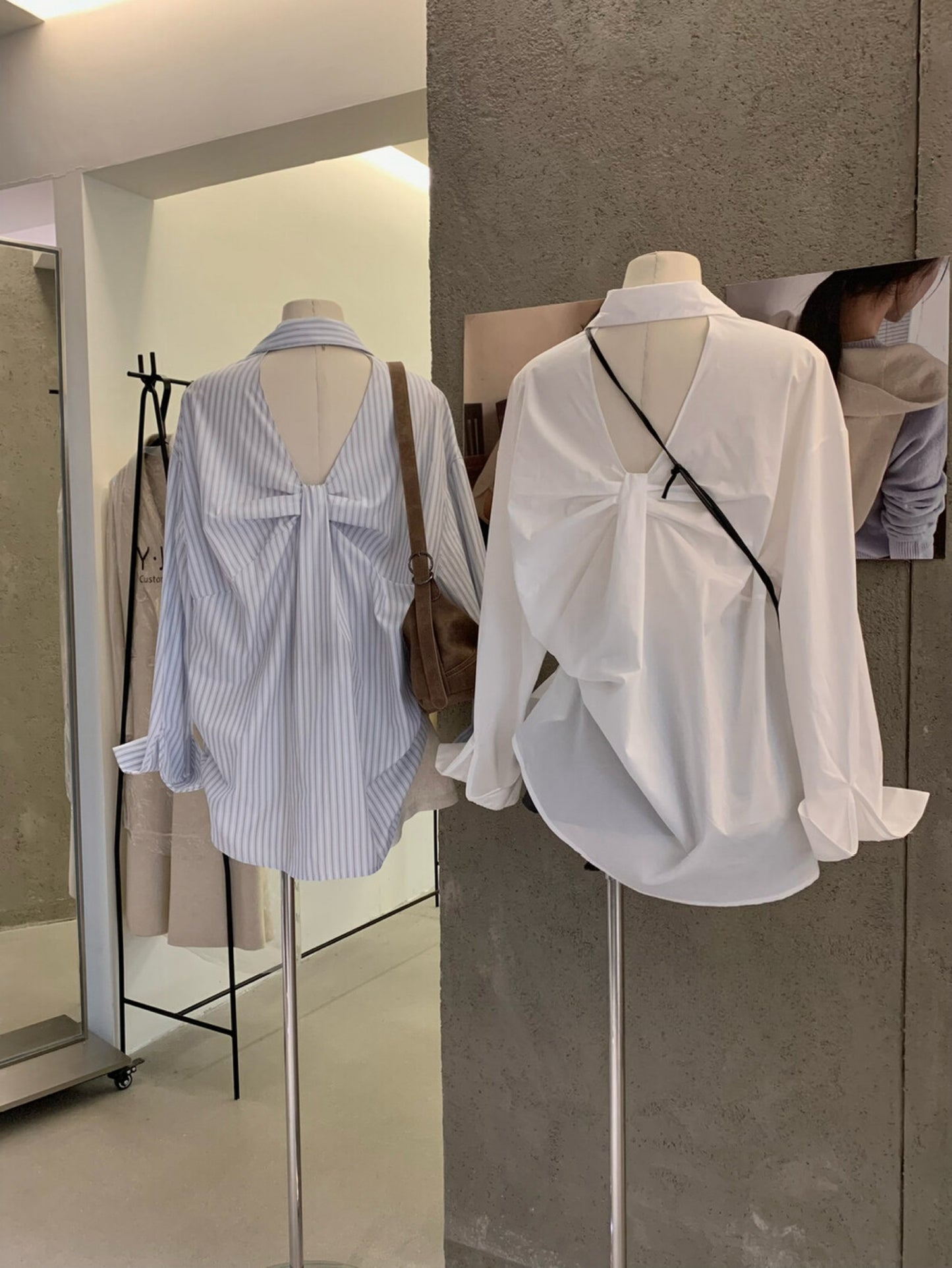 Kelly Designs 2 Colors Back Ribbon Shirt (Instock)