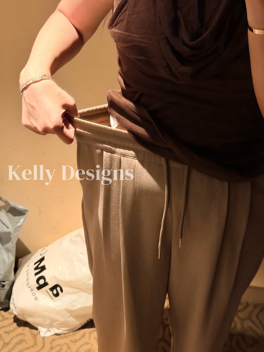 Korean APM Collection Electric Suit Pants - 2 Colors (Instock)