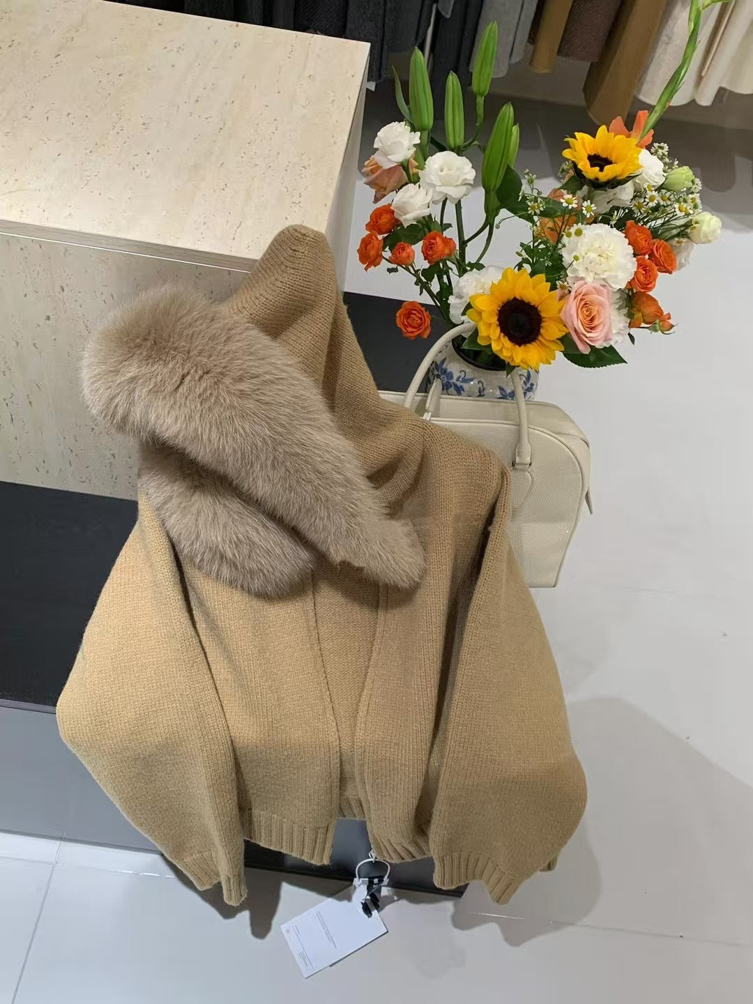 Kelly Designs 9 Colors Fox Fur Zip Up Jacket (Instock)