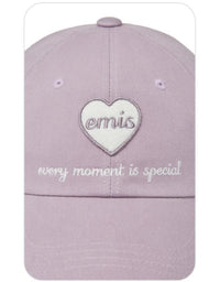 EMIS HEART WAPPEN BALL CAP-PURPLE (Instock)