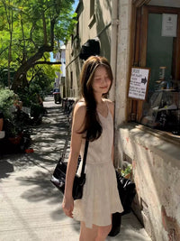 Korean APM Collection Ounce V Neck Dress-2 Colors (Instock)