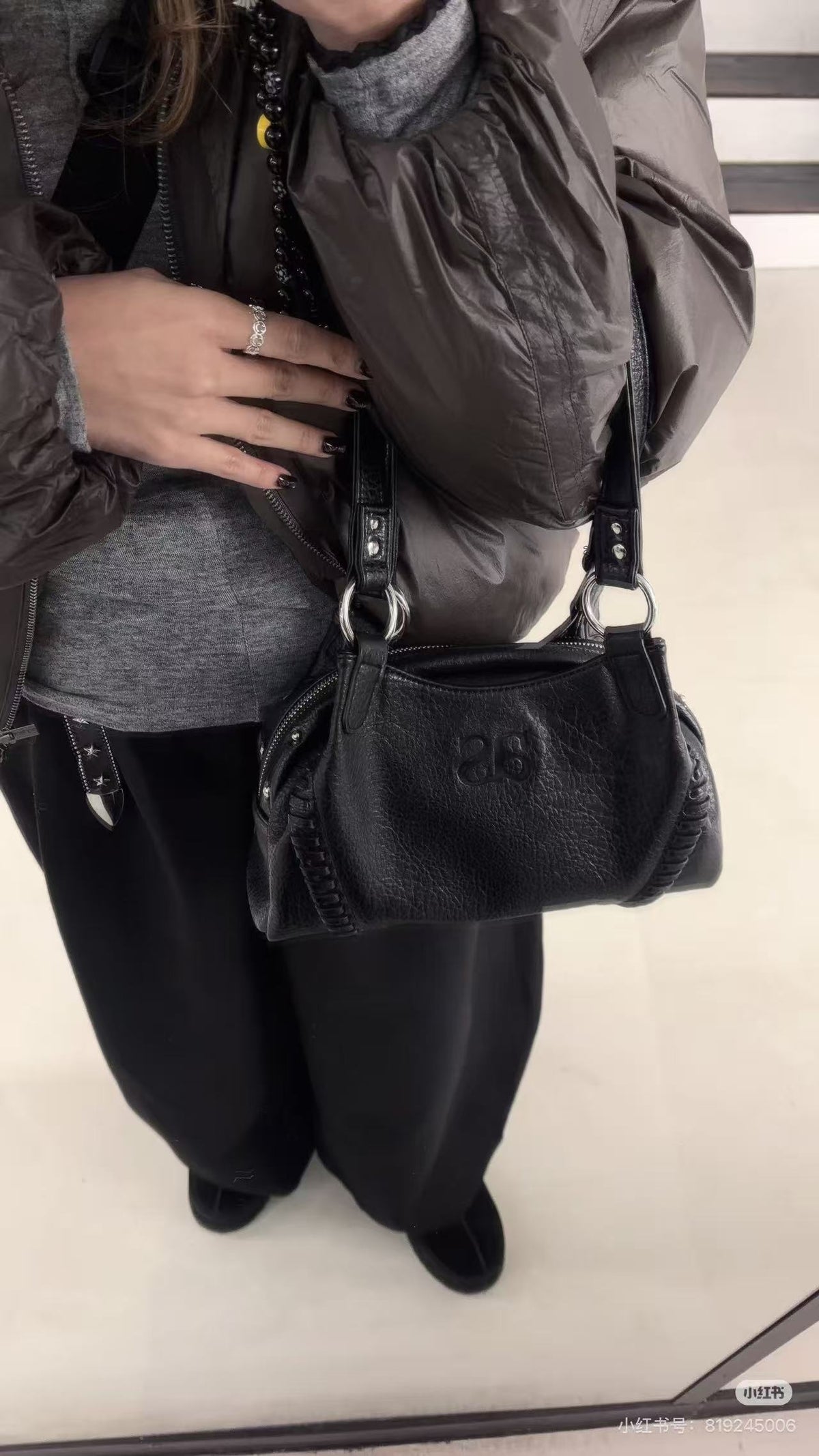 Ason BONITA MINI BAG / BLACK (Instock)