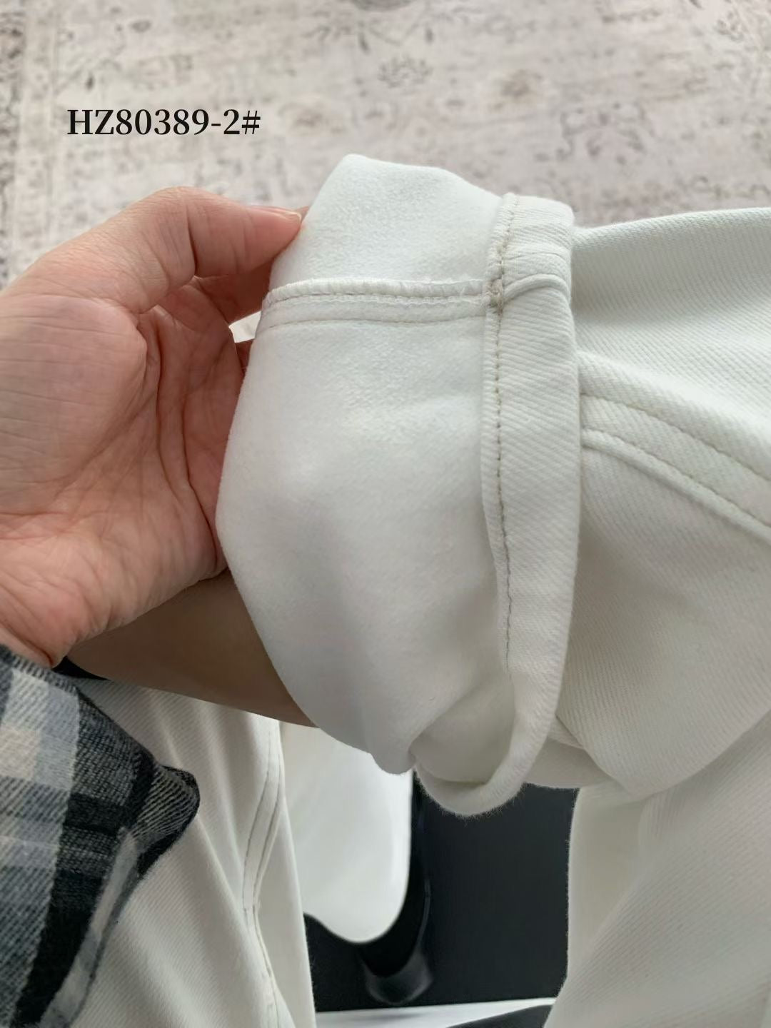 Kelly Designs Straight White Napping Jeans (Instock)