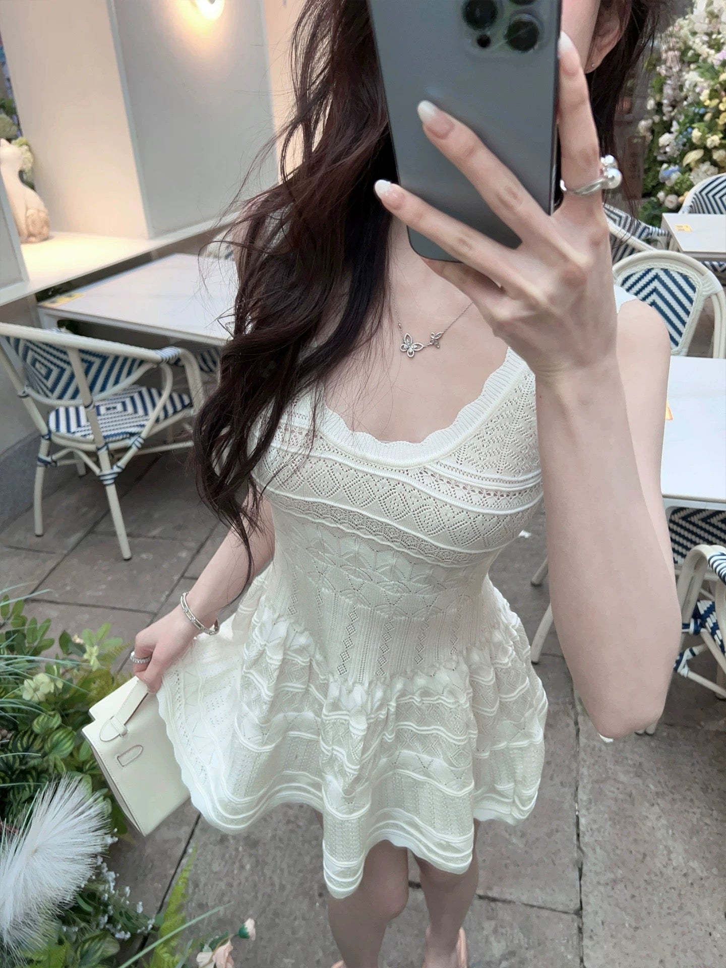 Kelly Designs U neck Slim Dress-2 Colors (Instock)