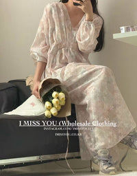 Korean APM Collection I Miss You Beige Dress (Instock)