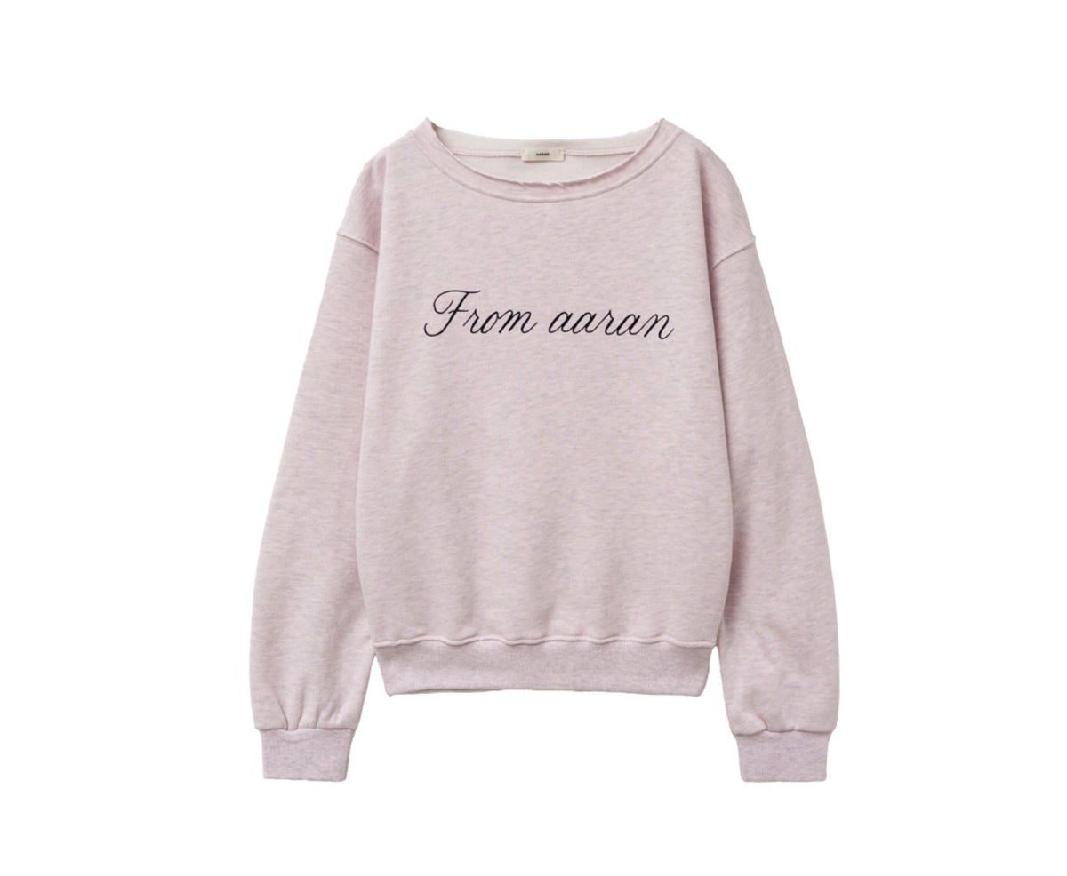 Korean AARAN Cut-Off One Shoulder Sweatshirt (Instock)