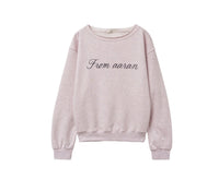 Korean AARAN Cut-Off One Shoulder Sweatshirt (Instock)