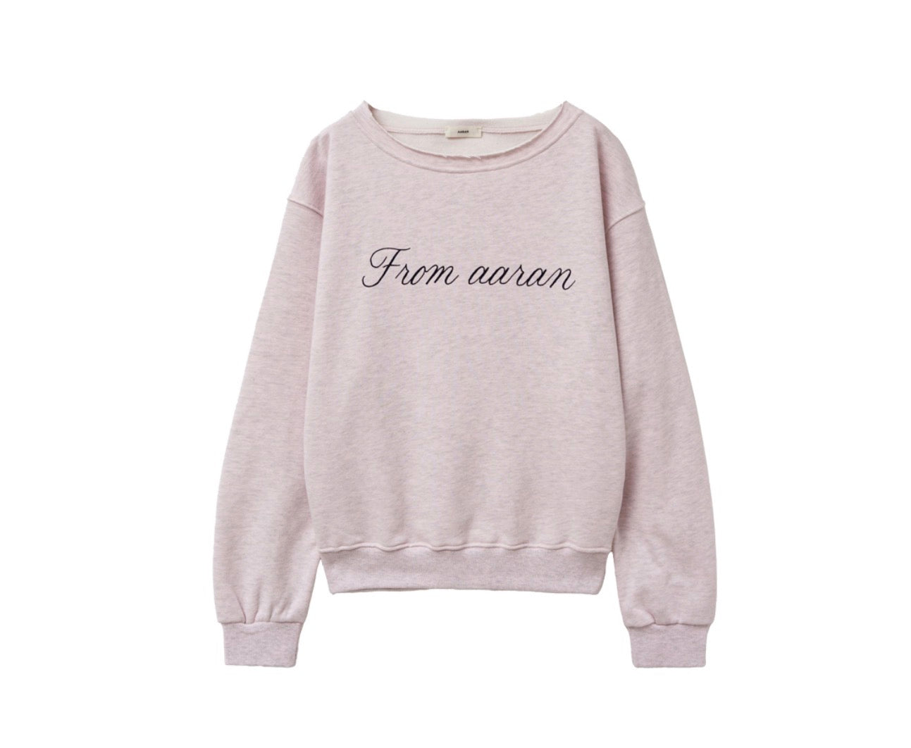 Korean AARAN Cut-Off One Shoulder Sweatshirt (Instock)
