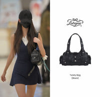 LOTSYOU Twisty Bag Black – Jang Wonyoung’s Style (Preorder)