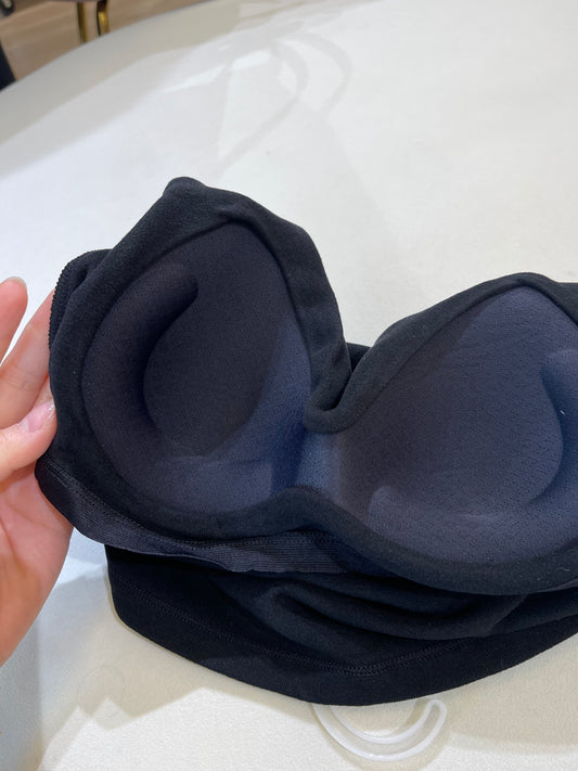 Kelly Designs Black Fleece Bra Top(Instock)