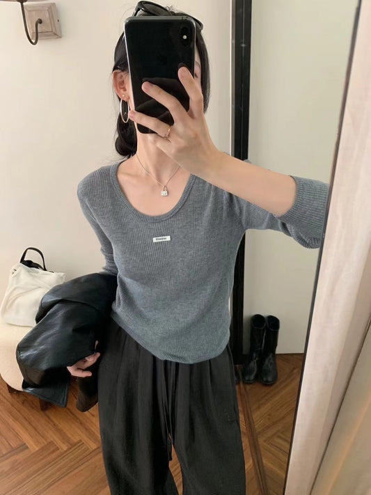 Kelly Designs 5 Colors Round Neck Top (Instock)