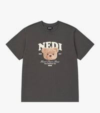 NERDY Face Bear T-Shirt – Charcoal (Instock)