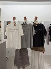 Korean APM Collection Oversized Tshirt-3 Colors (Instock)