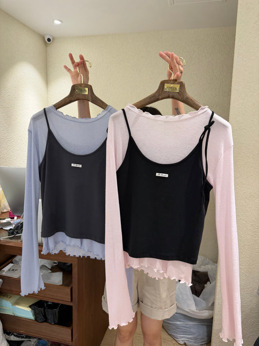 Korean APM Collection 2 Pcs Shirt - 2 colors (Instock)