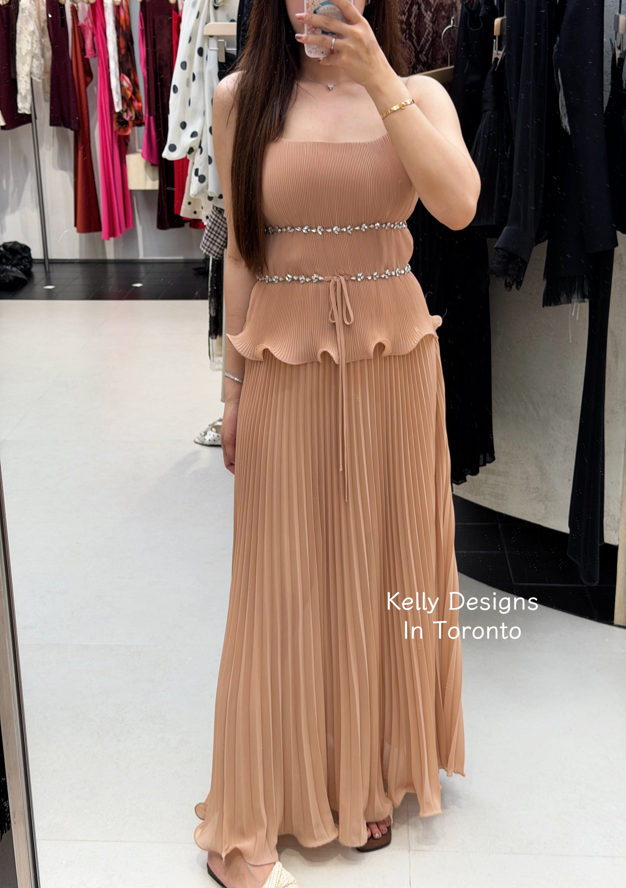 Kelly Designs Layer Long Dress (Instock)