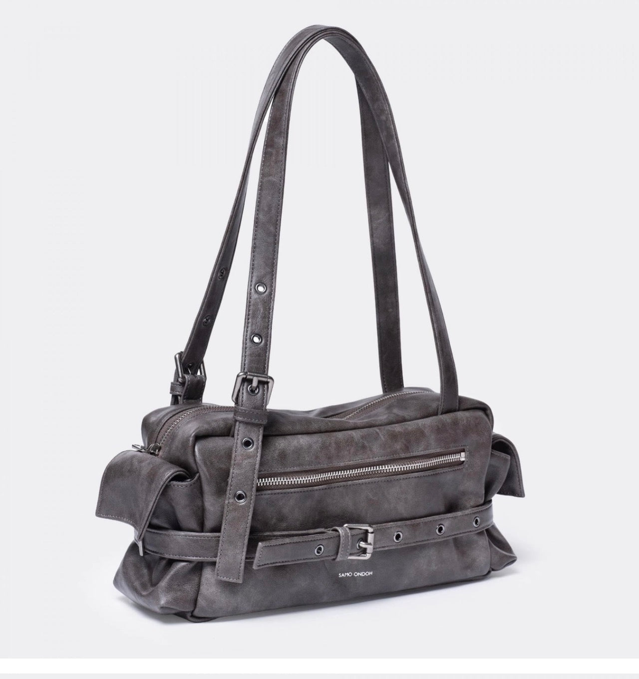 Korean Collection Samo Ondoh belt utility bag M baked gray (Instock)
