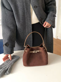 Korean APM Collection Leather Brown Bag (Instock)