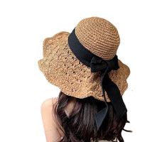 Kelly Designs Bow-Knot Brim Brown Hat (Instock)