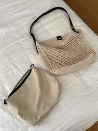 Korean APM Collection Knitting Leather Bag (Instock)