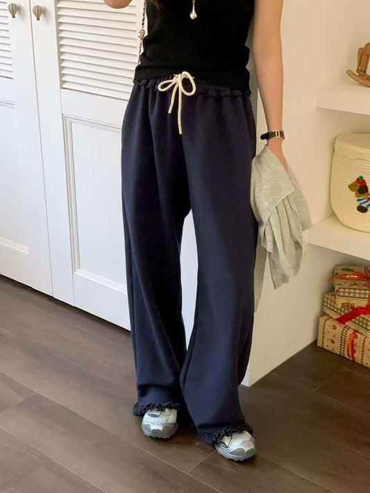 Korean APM Collection Flower Layers Pants - 2 Colors (Instock)