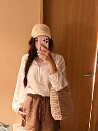 Korean APM Collection Half Zip Up Top-2 Colors (Instock)