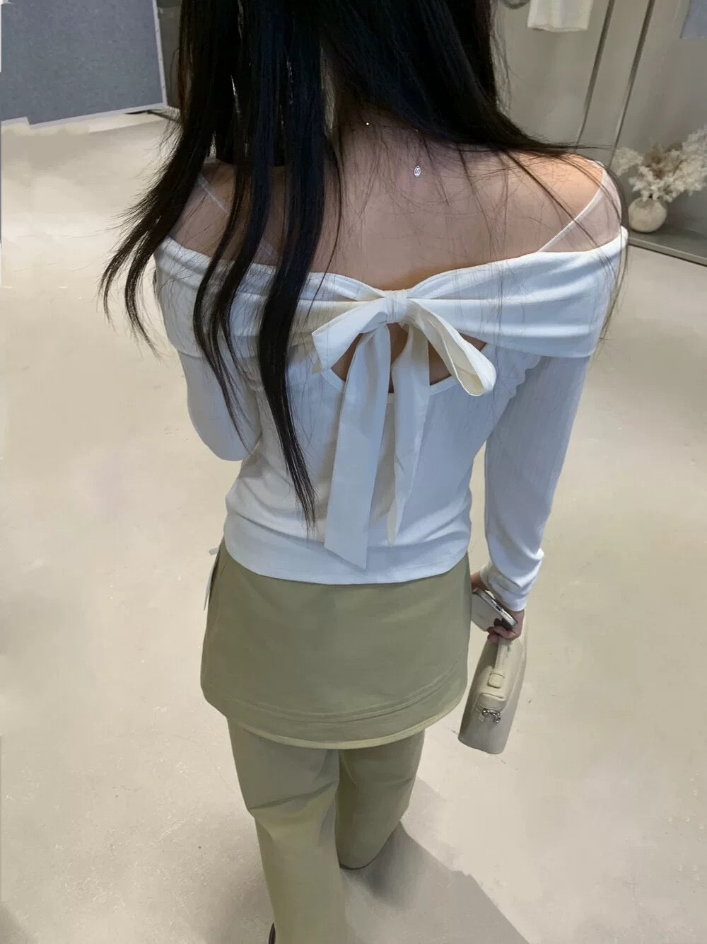 Kelly Designs Kelly Designs Fake 2pc White Top (Instock)