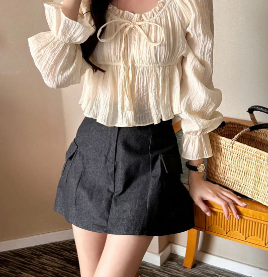 Kelly Designs Korean Beige Top(Instock)